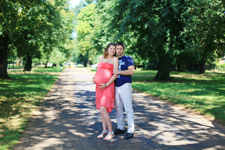 Pregnancy photo shoot in Osterley park London