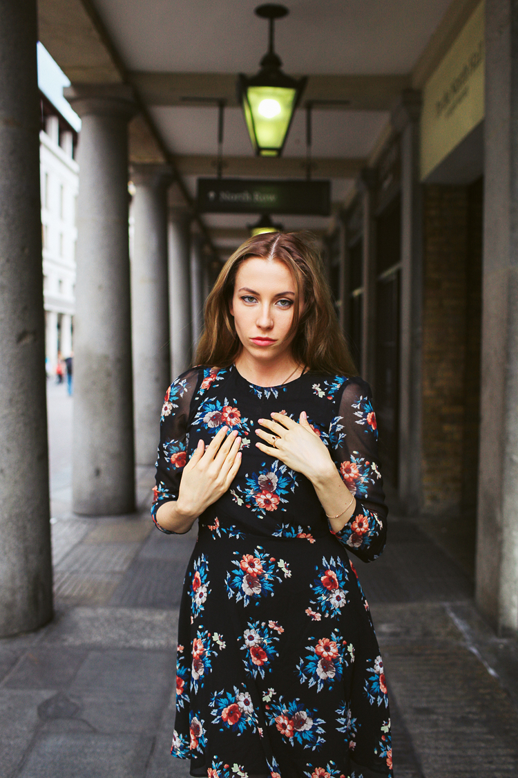 Fashion photoshoot in Soho & Covent Garden, London Margarita Karenko