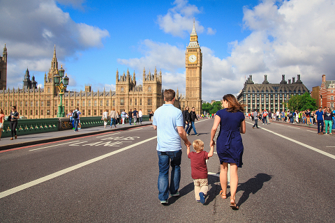 Family outdoor photo shoot London Big Ben Westminster Hampstead Heath13