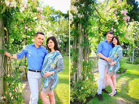 pregnancy_maternity_couple_photo_shoot_London_Regents_park_summer_rose_garden_sunset_020