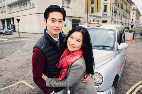 engagement pre wedding photo shoot london westminster big ben spring couple love _ 02