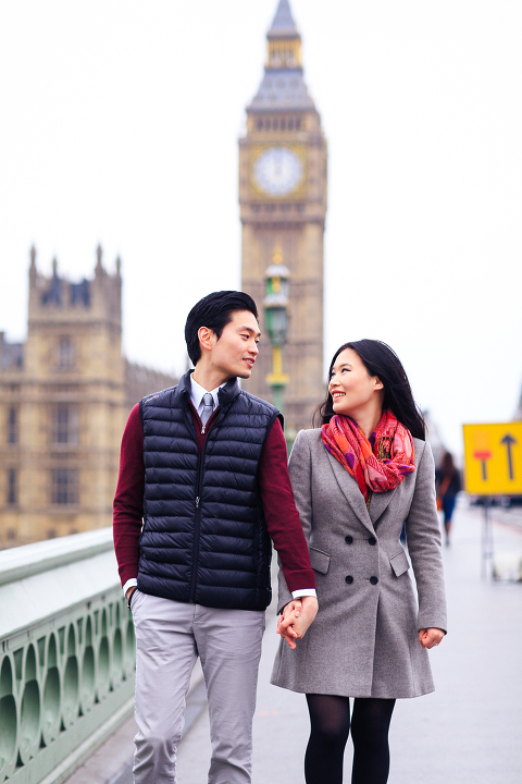engagement pre wedding photo shoot london westminster big ben spring couple love _ 16