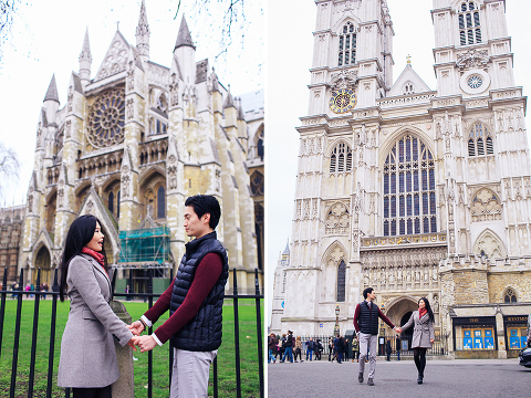 engagement pre wedding photo shoot london westminster big ben spring couple love _ 19