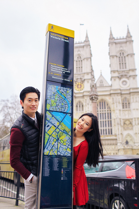 engagement pre wedding photo shoot london westminster big ben spring couple love _ 20