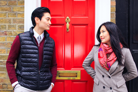 engagement pre wedding photo shoot london westminster big ben spring couple love _ 27