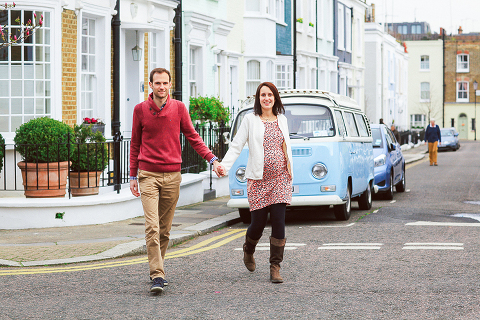 pregnancy photo shoot in notting hill london couple hyde park spring_ (8)
