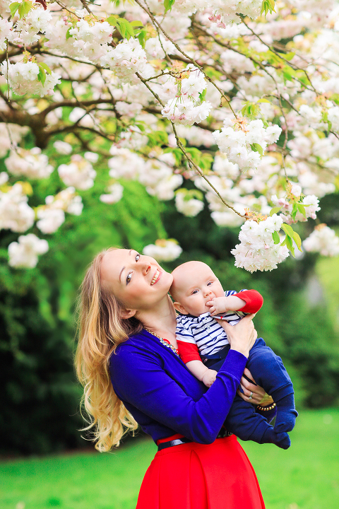 family spring outdoor photo shoot wimbledon london cannizaro park baby boy portrait _13
