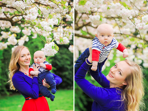 family spring outdoor photo shoot wimbledon london cannizaro park baby boy portrait _14