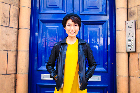 fashion london spring 60s portrait outdoor street style photo shoot marylebone_11