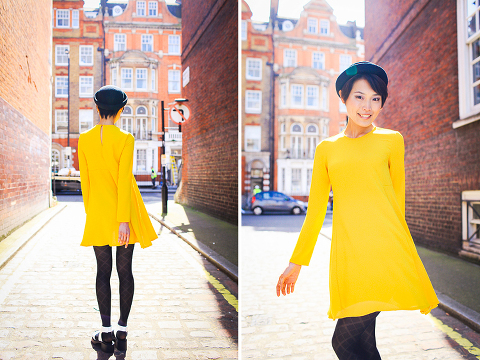 fashion london spring 60s portrait outdoor street style photo shoot marylebone_23