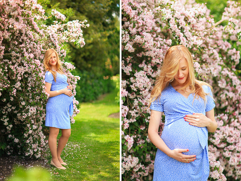 pregnancy maternity photo shoot London Greenwich park summer rhododendron 00