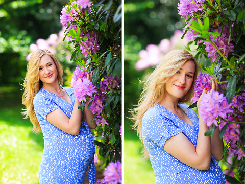pregnancy maternity photo shoot London Greenwich park summer rhododendron 14