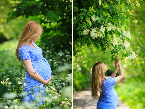 pregnancy maternity photo shoot London Greenwich park summer rhododendron 20