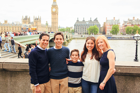 family photo shoot London Big Ben Westminster Mall summer (2)