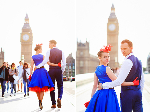 engagement London photo shoot photographer wedding pre-wedding westminster big ben love couple romantic 50's (15)