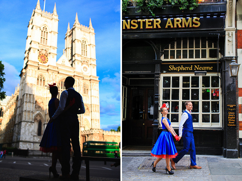 engagement London photo shoot photographer wedding pre-wedding westminster big ben love couple romantic 50's (29)