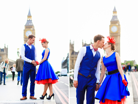 engagement London photo shoot photographer wedding pre-wedding westminster big ben love couple romantic 50's (6)