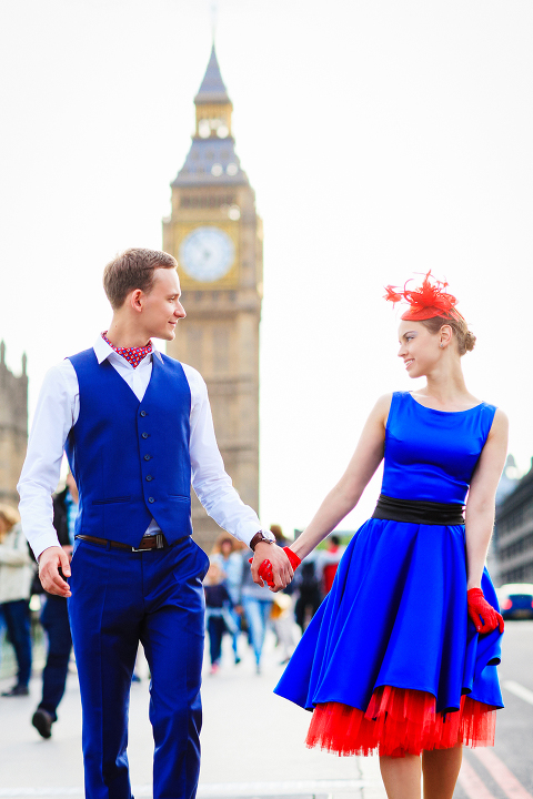 engagement London photo shoot photographer wedding pre-wedding westminster big ben love couple romantic 50's (7)