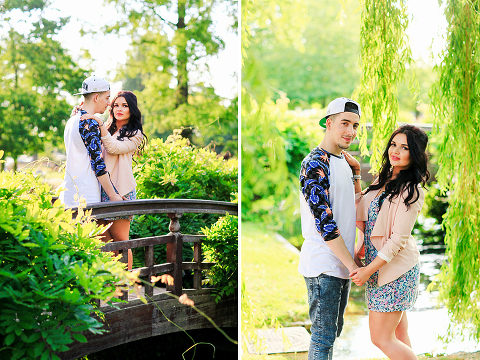 Couples engagement love pre wedding photo shoot London Regents park Marylebone summer garden  (15)