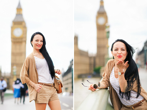portrait photo shoot London summer Chelsea Kensington Big Ben Westminster  (4)