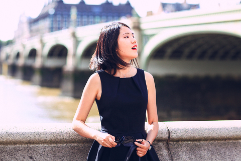 portrait fashion photo shoot London Big Ben Westminster