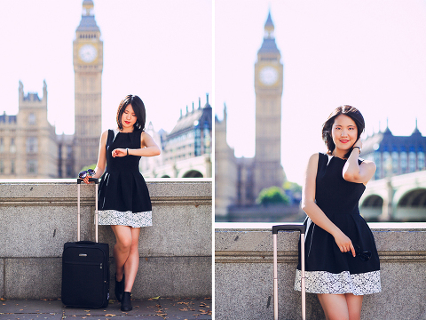 portrait fashion photo shoot London Big Ben Westminster (2)
