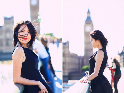 portrait fashion photo shoot London Big Ben Westminster (4)