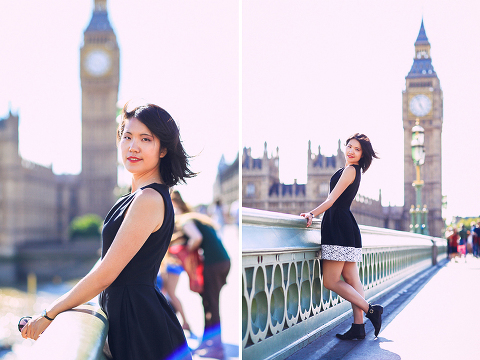 portrait fashion photo shoot London Big Ben Westminster (5)