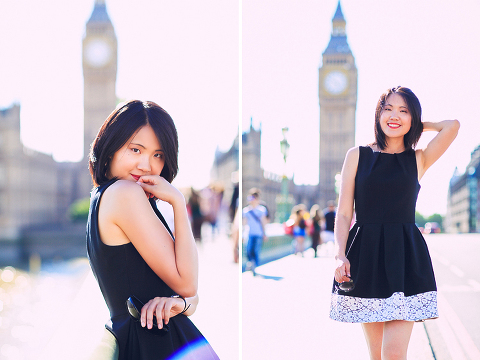 portrait fashion photo shoot London Big Ben Westminster (6)