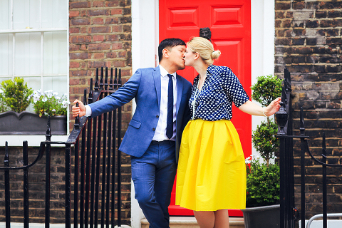 engagement pre wedding couples photography London Big Ben Chelsea Peggy Porschen cakes St Paul Tower Bridge Chelsea (30)