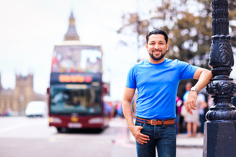 London mens photo shoot portrait Westminster Big Ben outdoor