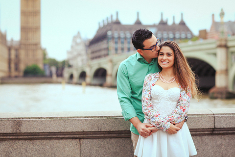 engagement pre wedding photographer London love story couples photo shoot Westminster Big Ben  Regents park _