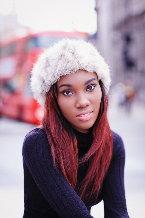 fashion shoot london portrait