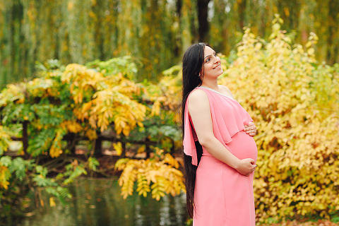 pregnancy maternity couples photo shoot autumn London Regent's park (18)