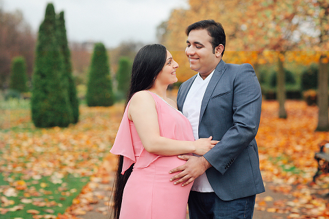 pregnancy maternity couples photo shoot autumn London Regent's park (2)