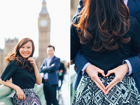 couples engagement love story pre wedding London photo shoot rainy day autumn westminster big ben  (18)