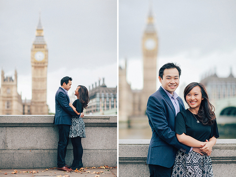couples engagement love story pre wedding London photo shoot rainy day autumn westminster big ben  (5)