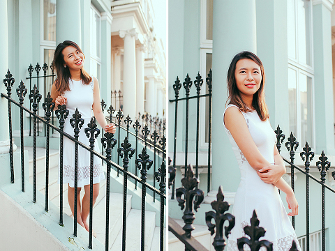 autumn outdoor portrait photo shoot notting hill London evening night sunset (10)