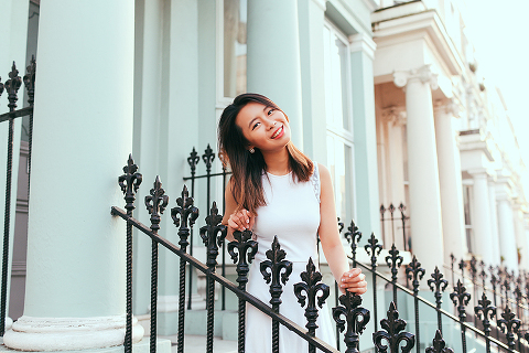 autumn outdoor portrait photo shoot notting hill London evening night sunset (9)