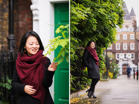 outdoor autumn portrait photo shoot London Holborn Lincolns Inn Covent Garden (10)