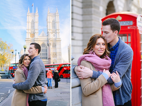 engagement love story pre wedding couples photo shoot London autumn Westminster Big Ben