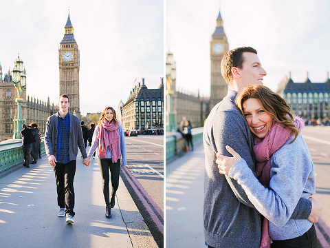 engagement love story pre wedding couples photo shoot London autumn Westminster Big Ben (10)
