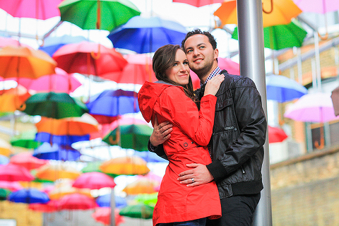 couples engagement love story photo shoot autumn London Borough market Tower Bridge Vinopolis Piazza