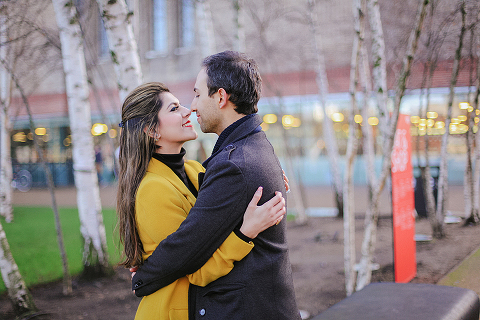st pauls cathedral millenium bridge engagement couples photo shoot winter (13)
