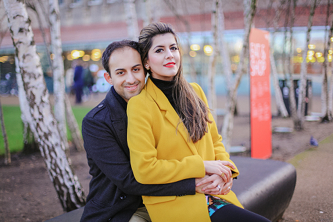 st pauls cathedral millenium bridge engagement couples photo shoot winter (14)