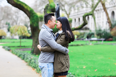 pre wedding engagement photography london Big Ben Westminster winter couples love story (1)