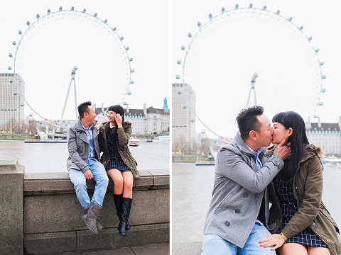 pre wedding engagement photography london Big Ben Westminster winter couples love story (12)