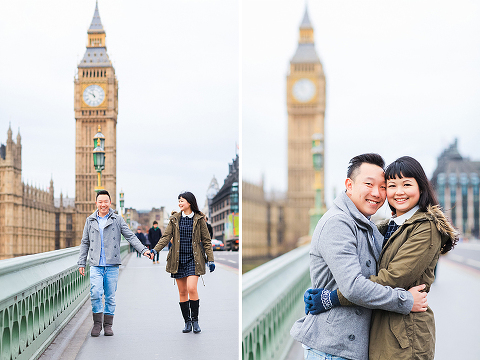 pre wedding engagement photography london Big Ben Westminster winter couples love story (20)