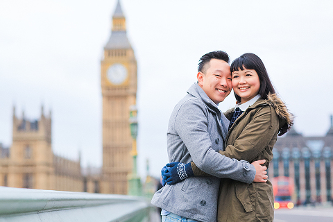 pre wedding engagement photography london Big Ben Westminster winter couples love story (26)