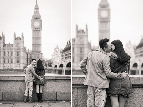 pre wedding engagement photography london Big Ben Westminster winter couples love story (34)